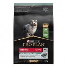 PRO PLAN® SENSITIVE DIGESTION Puppy Сухой корм для щенков средних пород с чувствительным пищеварением с ягненком 3кг