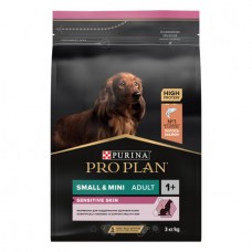 PRO PLAN® SENSITIVE SKIN Сухой корм для взрослых собак мелких и карликовых пород с чувствительной кожей с лососем