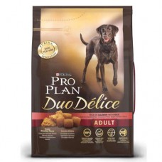PRO PLAN Дуо Делис Сухой корм для взрослых собак, с лососем и рисом