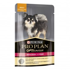 PURINA PRO PLAN пауч для взрослых собак с уткой