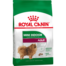 ROYAL CANIN MINI INDOOR ADULT  Питание для взрослых собак в возрасте от 10 месяцев (вес взрослой собаки до 10 кг)