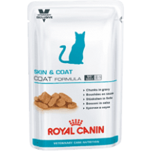 ROYAL CANIN VCN SKIN&COAT COAT FORMULA Влажный корм для кастрированных / стерилизованных котов и кошек с повышенной чувствительностью кожи