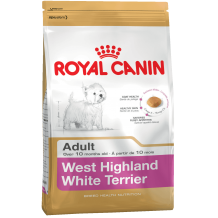 ROYAL CANIN WEST HIGHLAND WHITE TERRIER ADULT Корм для собак породы Вест-хайленд-уайт-терьер от 10 месяцев