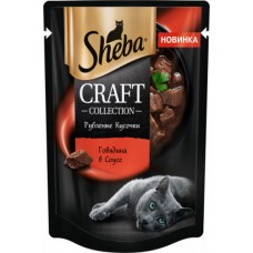  SHEBA® CRAFT кусочки говядина в соусе